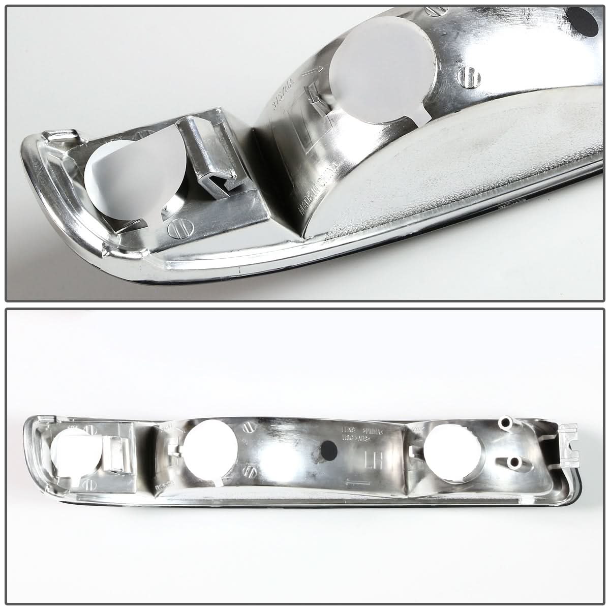 99-07 GMC Sierra Yukon Chrome Clear Corner Bumper Lights 2PC Kit