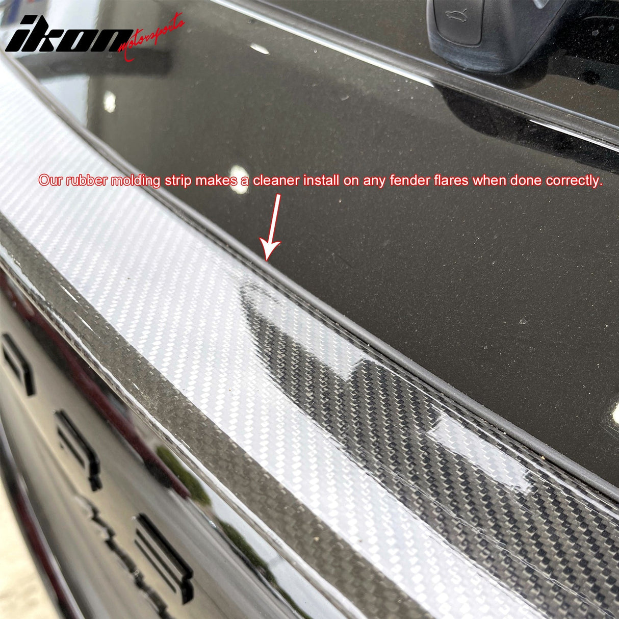 Universal 39'' T Rubber Molding Tape Black Front Hood Protector Guard