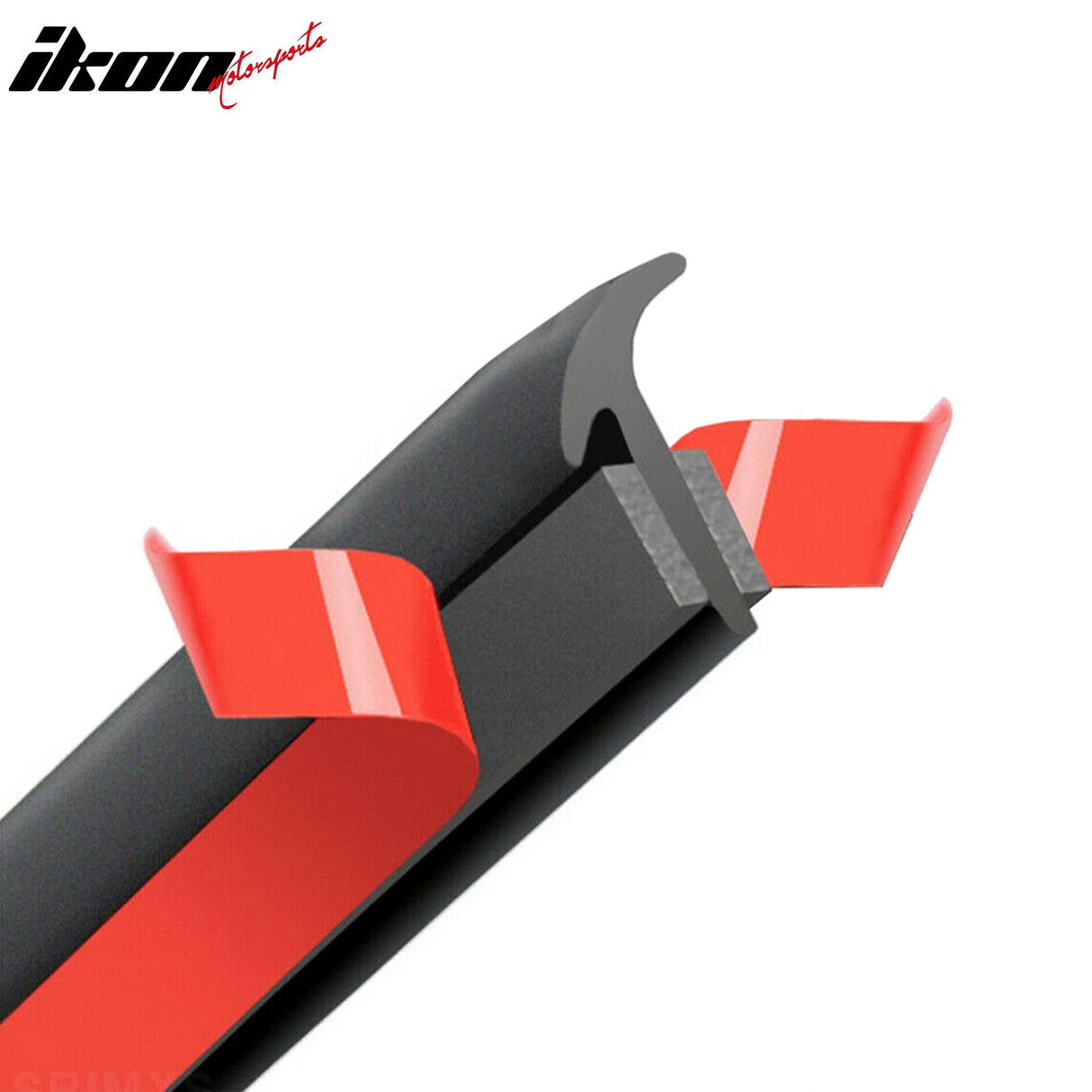 Universal 39'' T Rubber Molding Tape Black Front Hood Protector Guard