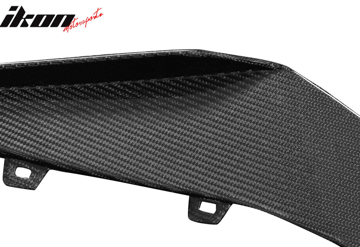 2023-2025 Chevrolet Corvette C8 Z06 Front Bumper Canards Carbon Fiber