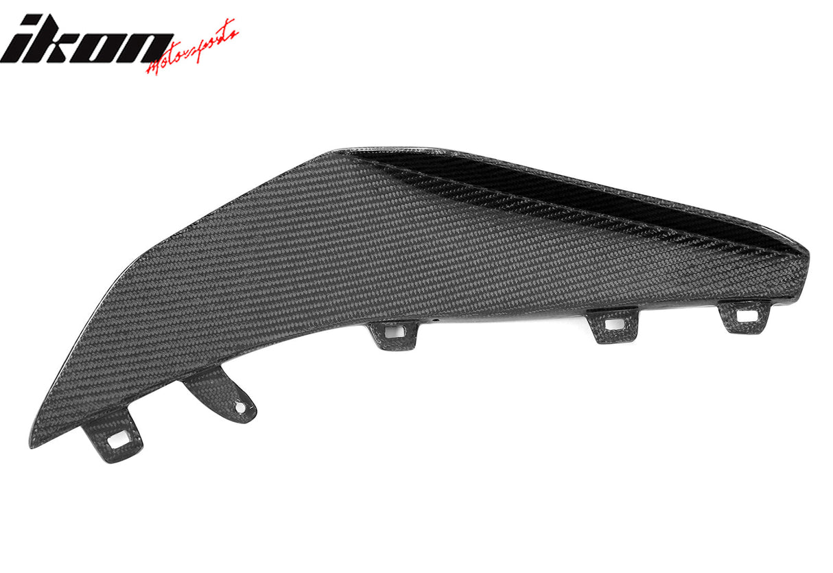 2023-2025 Chevrolet Corvette C8 Z06 Front Bumper Canards Carbon Fiber