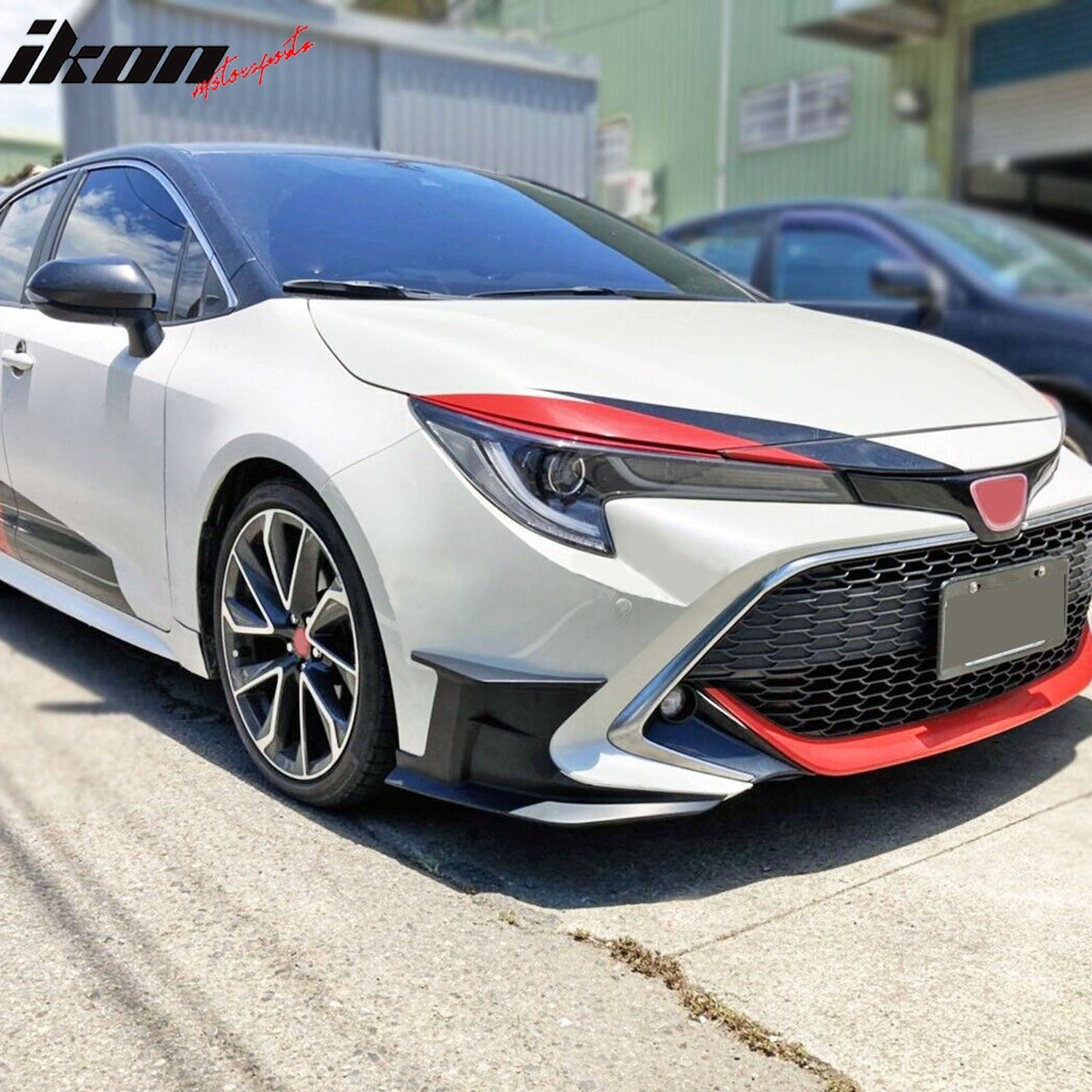 2019-2024 Toyota Corolla Auris 5-Door Front Bumper Canards