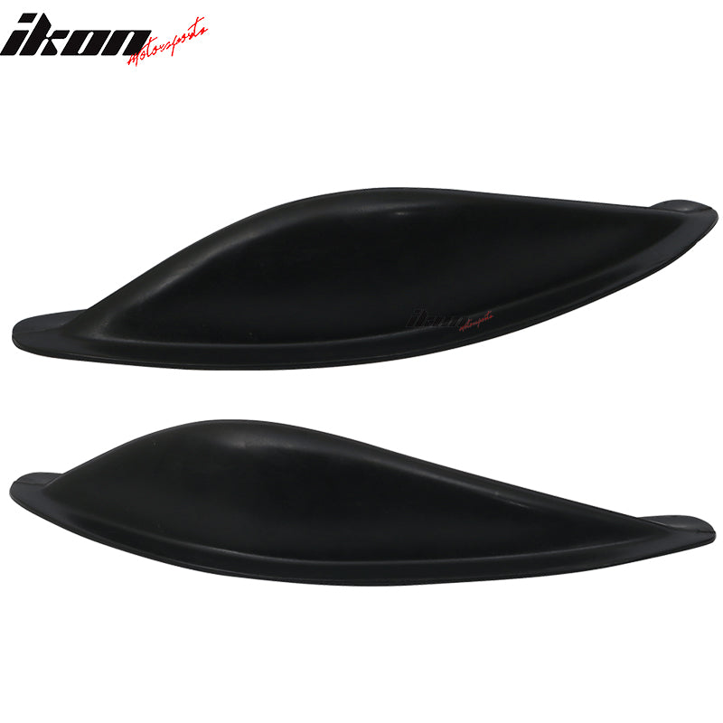 2018-2021 Subaru WRX STI WRC Style 2PC Front Bumper Canards PU