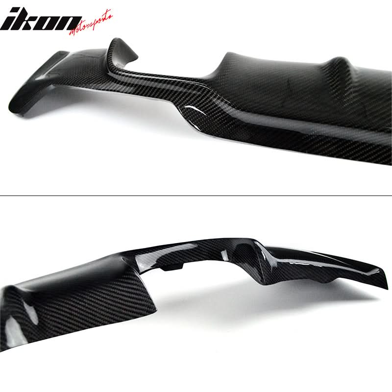 2014-2020 BMW F32 M Sport Rear Bumper Diffuser V Style Carbon Fiber