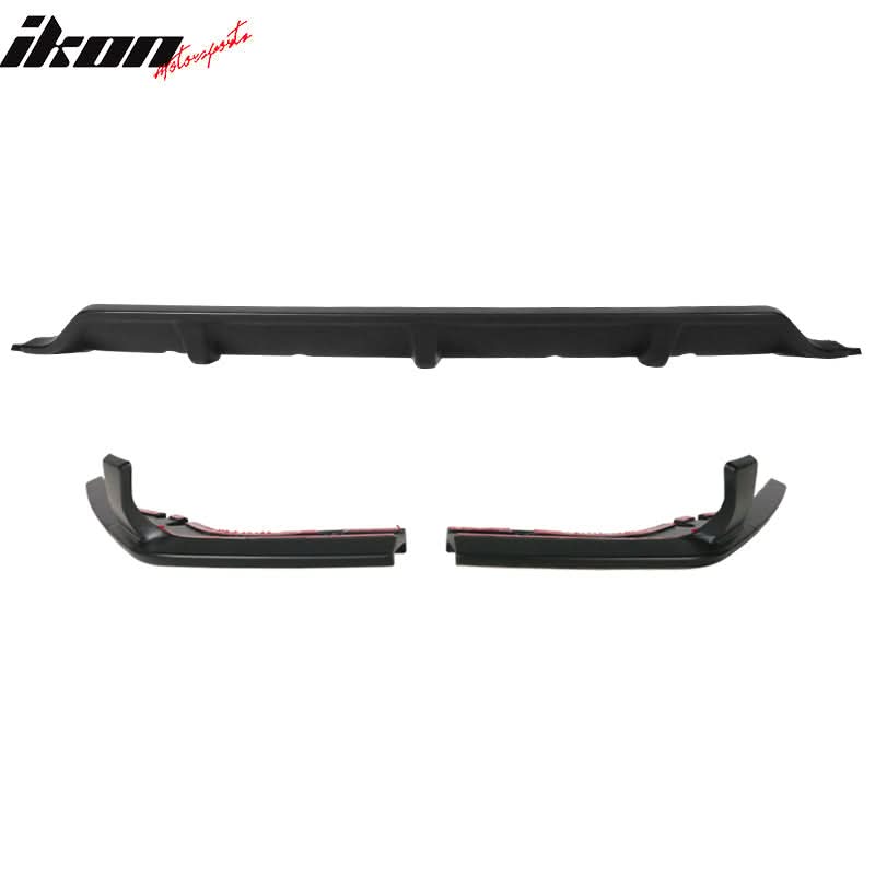 2019-2024 BMW G07 X7 M Sport Rear Bumper Lip Diffuser 3PC Primer ABS