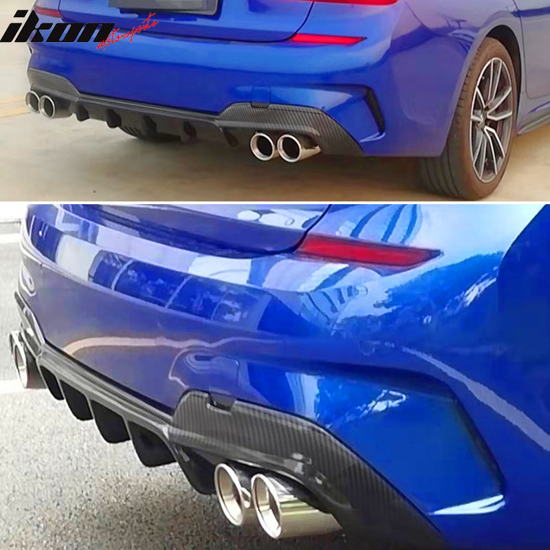 2019-2022 BMW G20 330i M Sport Rear Diffuser Bumper Lip PP