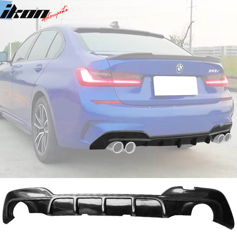 2019-2022 BMW G20 330i M Sport Rear Diffuser Bumper Lip PP
