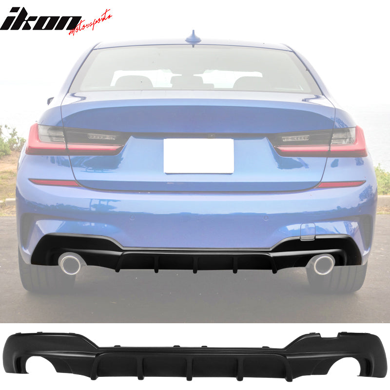 2019-2022 BMW G20 330i M Sport Rear Diffuser Bumper Lip PP