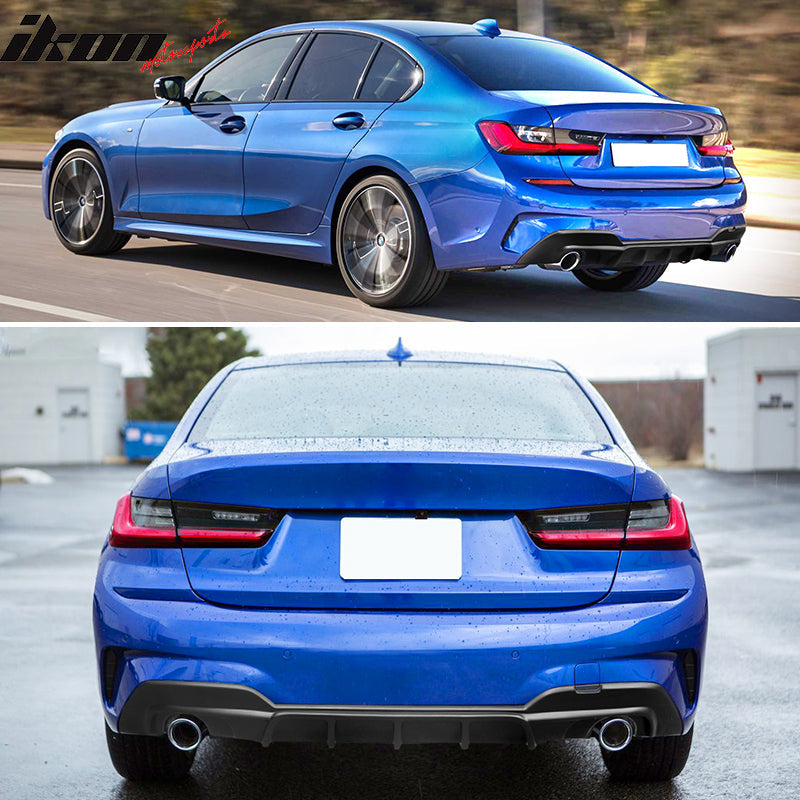 2019-2022 BMW G20 330i M Sport Rear Diffuser Bumper Lip PP