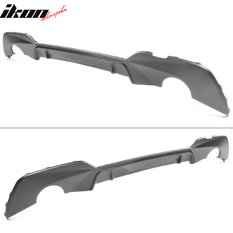 2019-2022 BMW 330i M Sport Dual Single Exhaust Rear Lip Diffuser PP