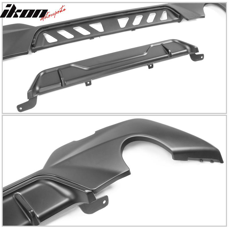 2019-2022 BMW 330i M Sport Dual Single Exhaust Rear Lip Diffuser PP