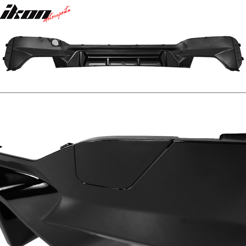 2018-2019 BMW F90 M5 M-P Style Gloss Black Rear Bumper Diffuser