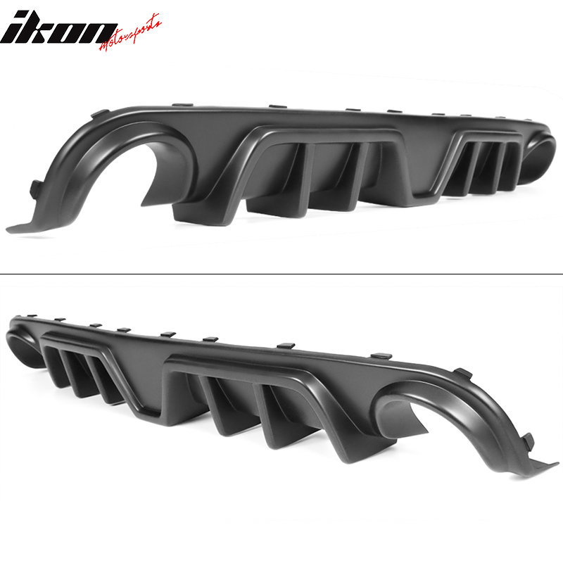 2012-2014 Chrysler 300 SRT Shark Fin Rear Diffuser with LED Light PP