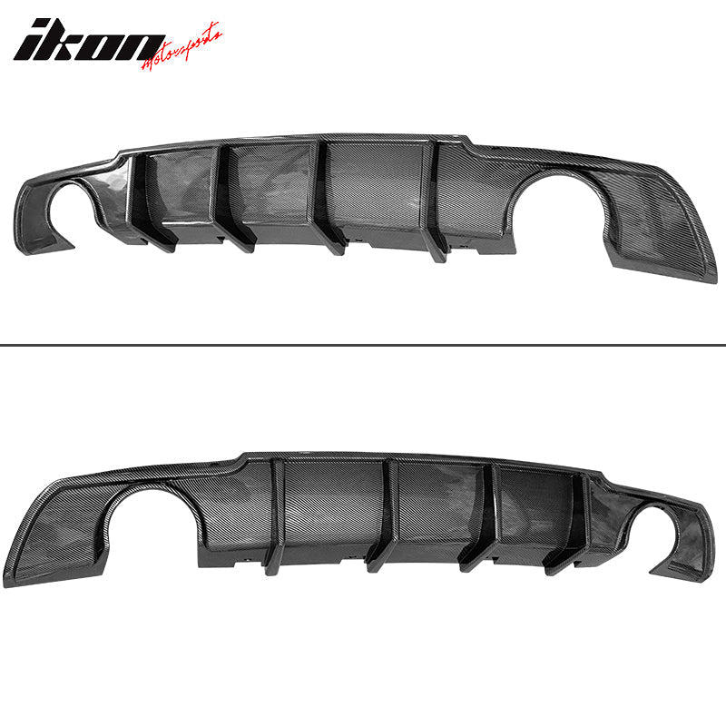 2015-2024 Chrysler 300 4 Shark Fin Style Rear Diffuser Lip PP