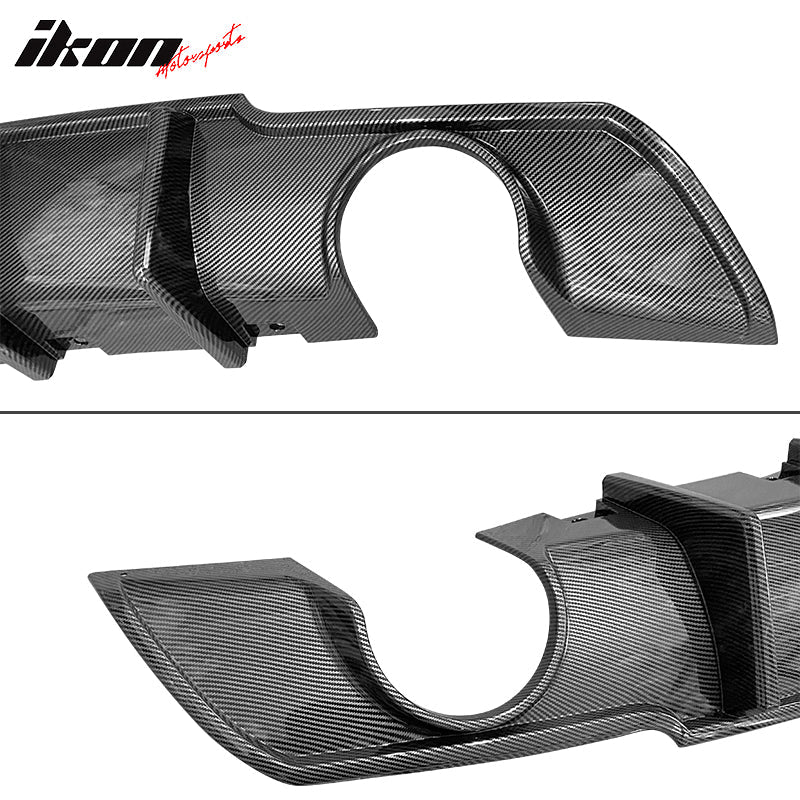2015-2024 Chrysler 300 4 Shark Fin Style Rear Diffuser Lip PP