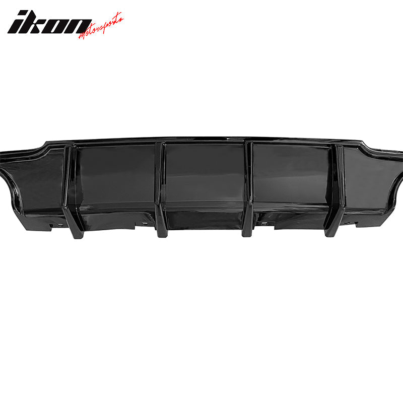 2015-2024 Chrysler 300 4 Shark Fin Style Rear Diffuser Lip PP