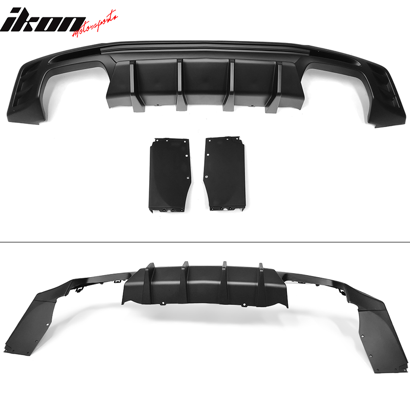 Rear Diffuser for 2016-2024 Chevy Camaro Rear Diffuser Ikon Style Lip