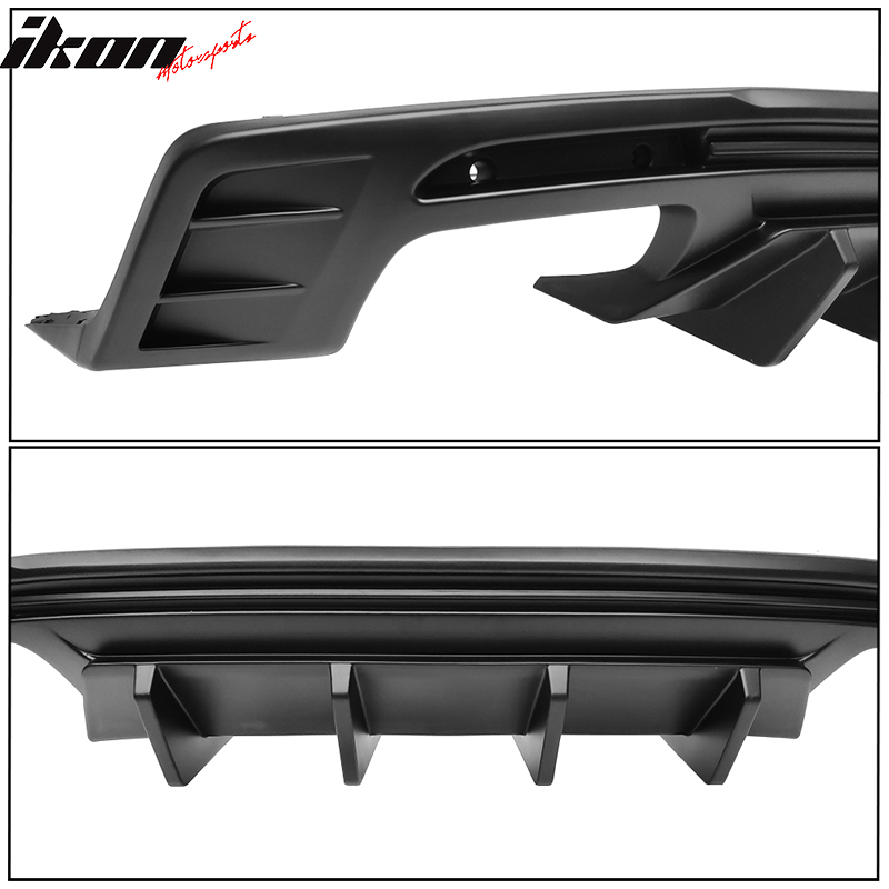 Rear Diffuser for 2016-2024 Chevy Camaro Rear Diffuser Ikon Style Lip