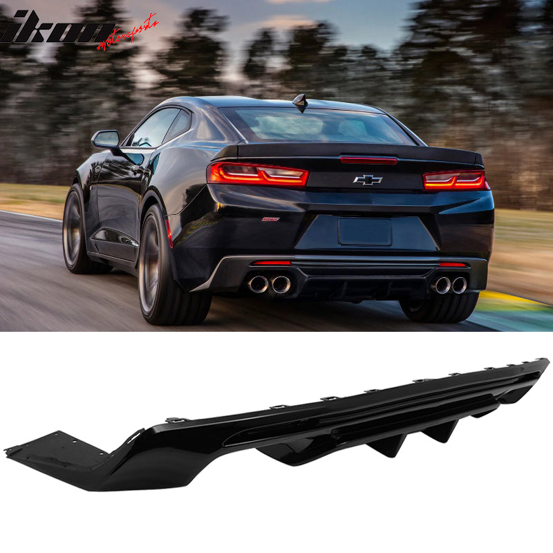 Rear Diffuser for 2016-2023 Chevy Camaro Quad Exhaust