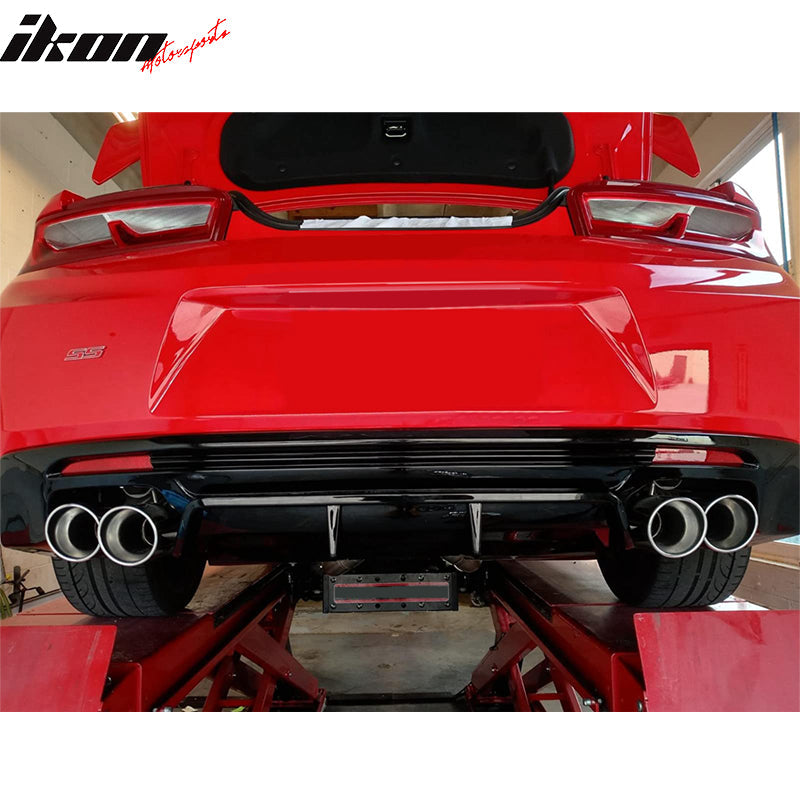 Rear Diffuser for 2016-2023 Chevy Camaro Quad Exhaust