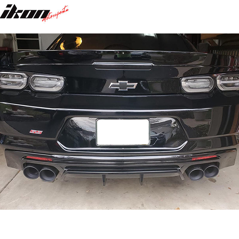 Rear Diffuser for 2016-2023 Chevy Camaro Quad Exhaust