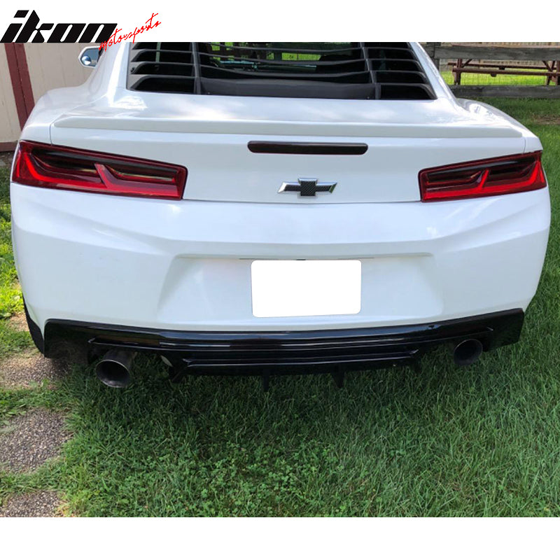 Rear Diffuser for 2016-2023 Chevy Camaro Quad Exhaust