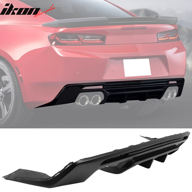Rear Diffuser for 2016-2023 Chevy Camaro Quad Exhaust