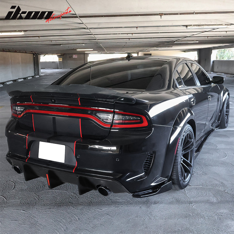 2020-2024 Charger Widebody Rear Diffuser W/ Brake Light PP
