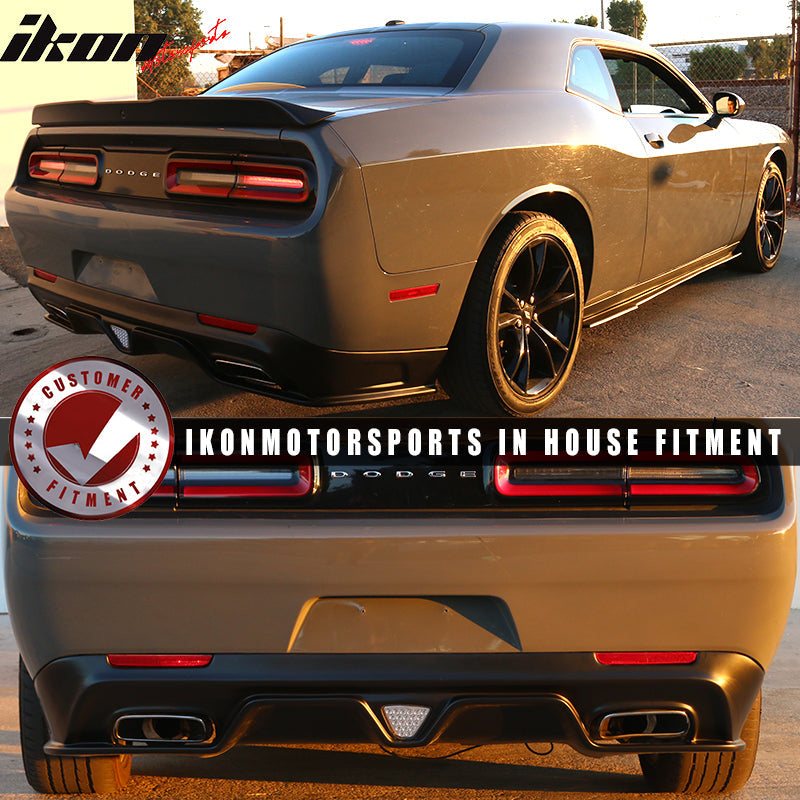 2015-2023 Dodge Challenger SXT Style Front Bumper Lip + Full Kit PP