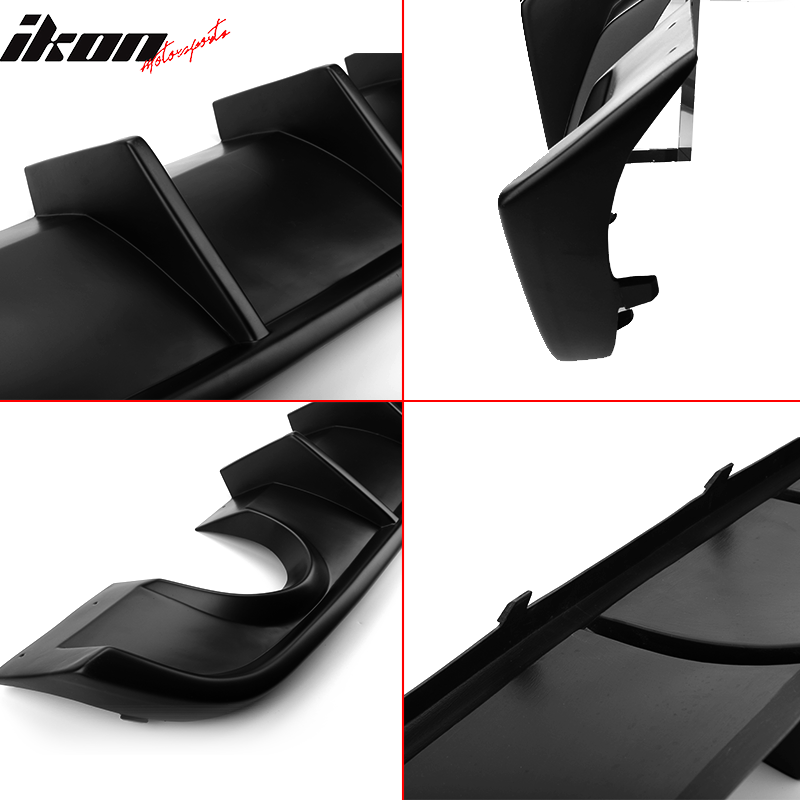 2012-2014 Charger SRT8 V2 Style Rear Diffuser w/ Reflective Tape