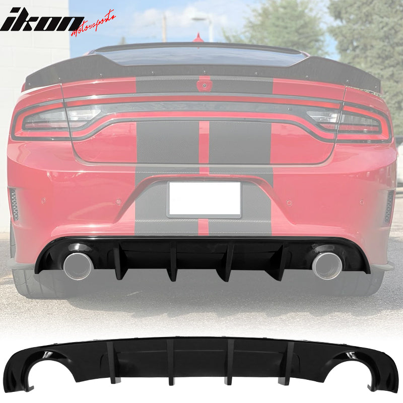 Rear Diffuser Splitter for 2015-2024 Dodge Charger Base SXT PP