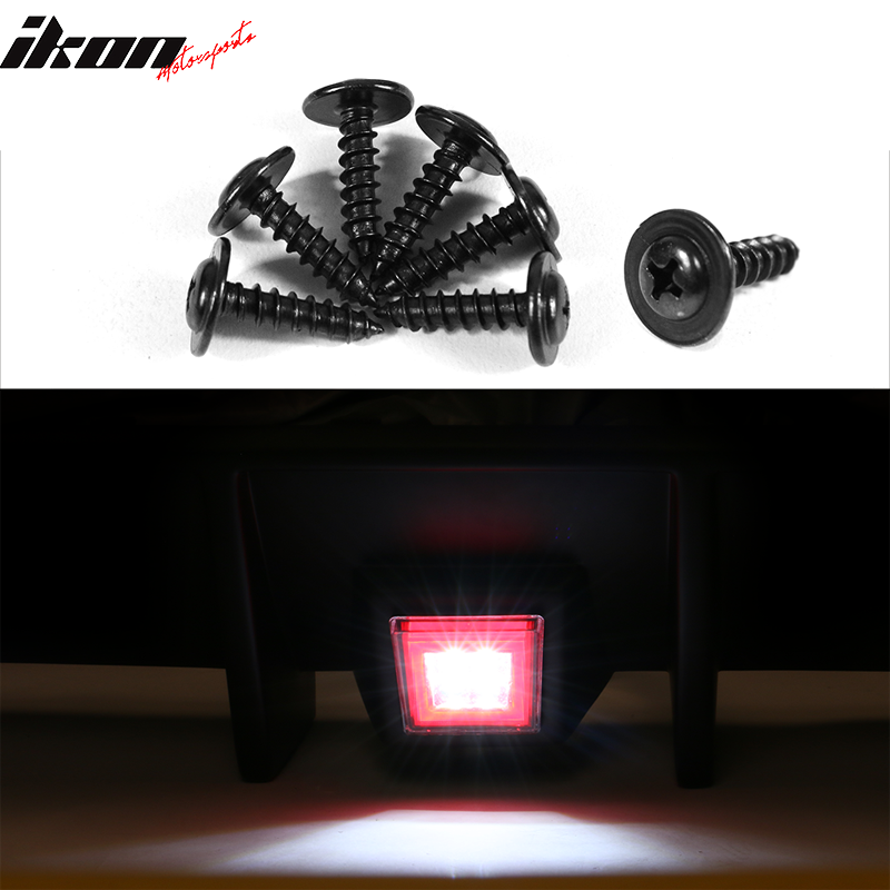 2015-2023 Dodge Charger Rear Diffuser V2 Side Lip Smoke LED Brake Lamp