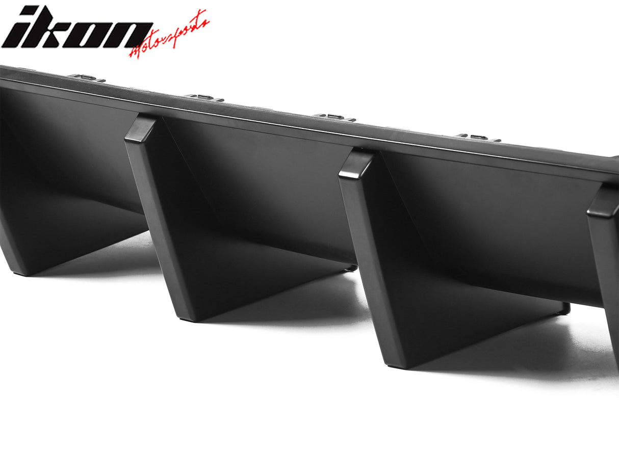 Rear Bumper Diffuser for 2020-2024 Dodge Charger Widebody IKON Style P