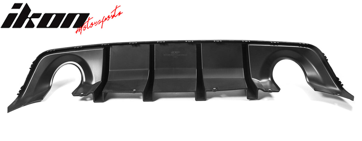 Rear Bumper Diffuser for 2020-2024 Dodge Charger Widebody IKON Style P