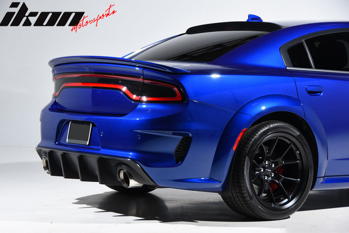 Rear Bumper Diffuser for 2020-2024 Dodge Charger Widebody IKON Style P