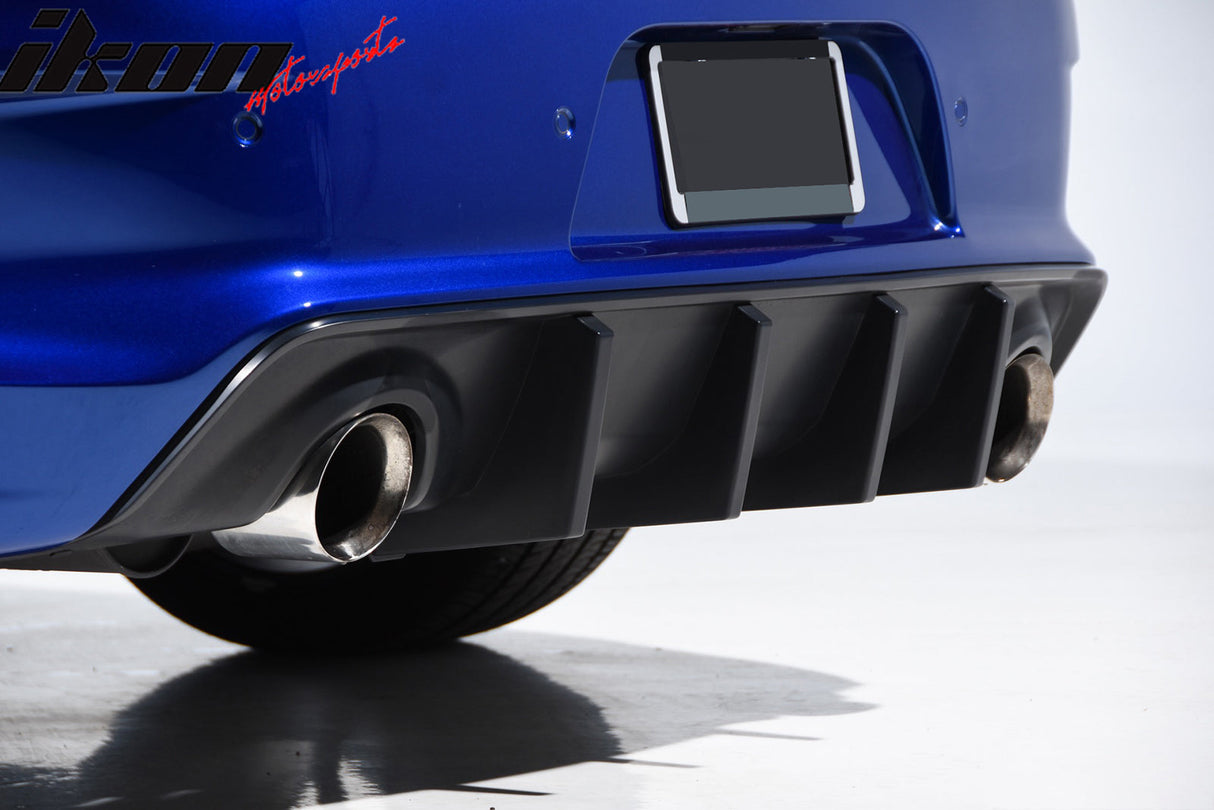 Rear Bumper Diffuser for 2020-2024 Dodge Charger Widebody IKON Style P