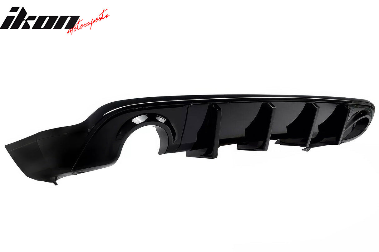 2011-2024 Dodge Durango Rear Bumper Lip Diffuser V1 Gloss Black Apron