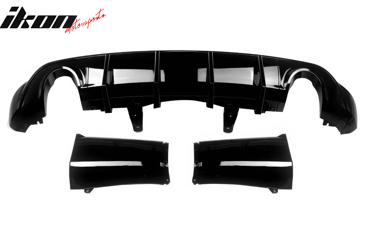 2011-2024 Dodge Durango Rear Bumper Lip Diffuser V1 Gloss Black Apron