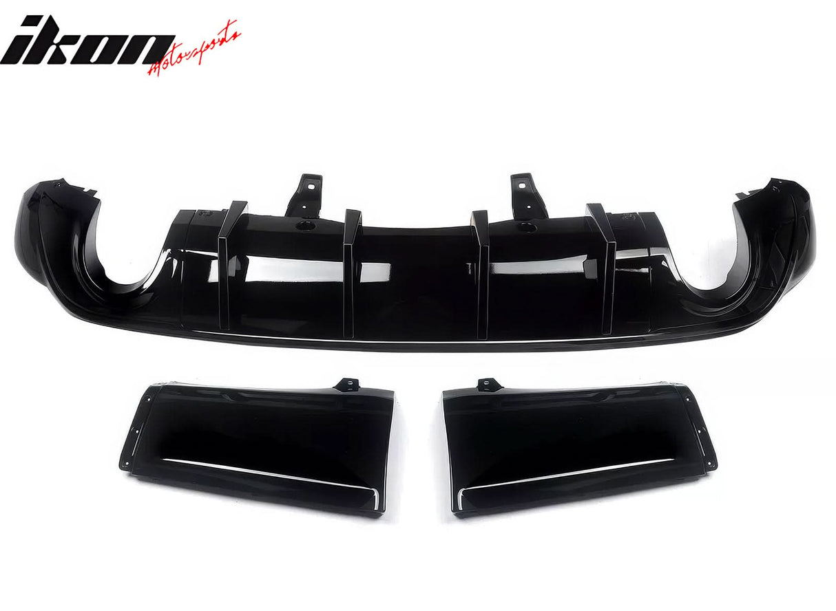 2011-2024 Dodge Durango Rear Bumper Lip Diffuser V1 Gloss Black Apron