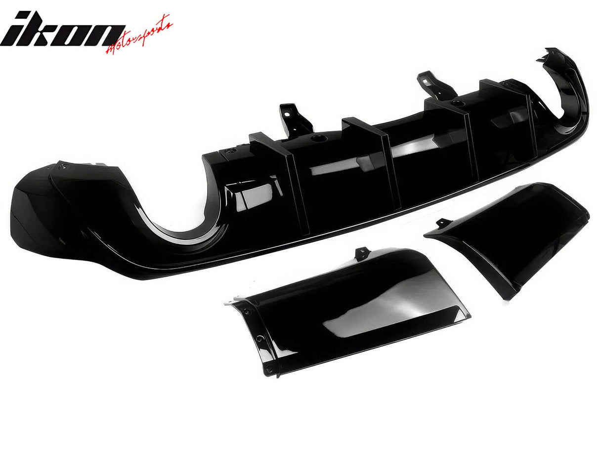 2011-2024 Dodge Durango Rear Bumper Lip Diffuser V1 Gloss Black Apron