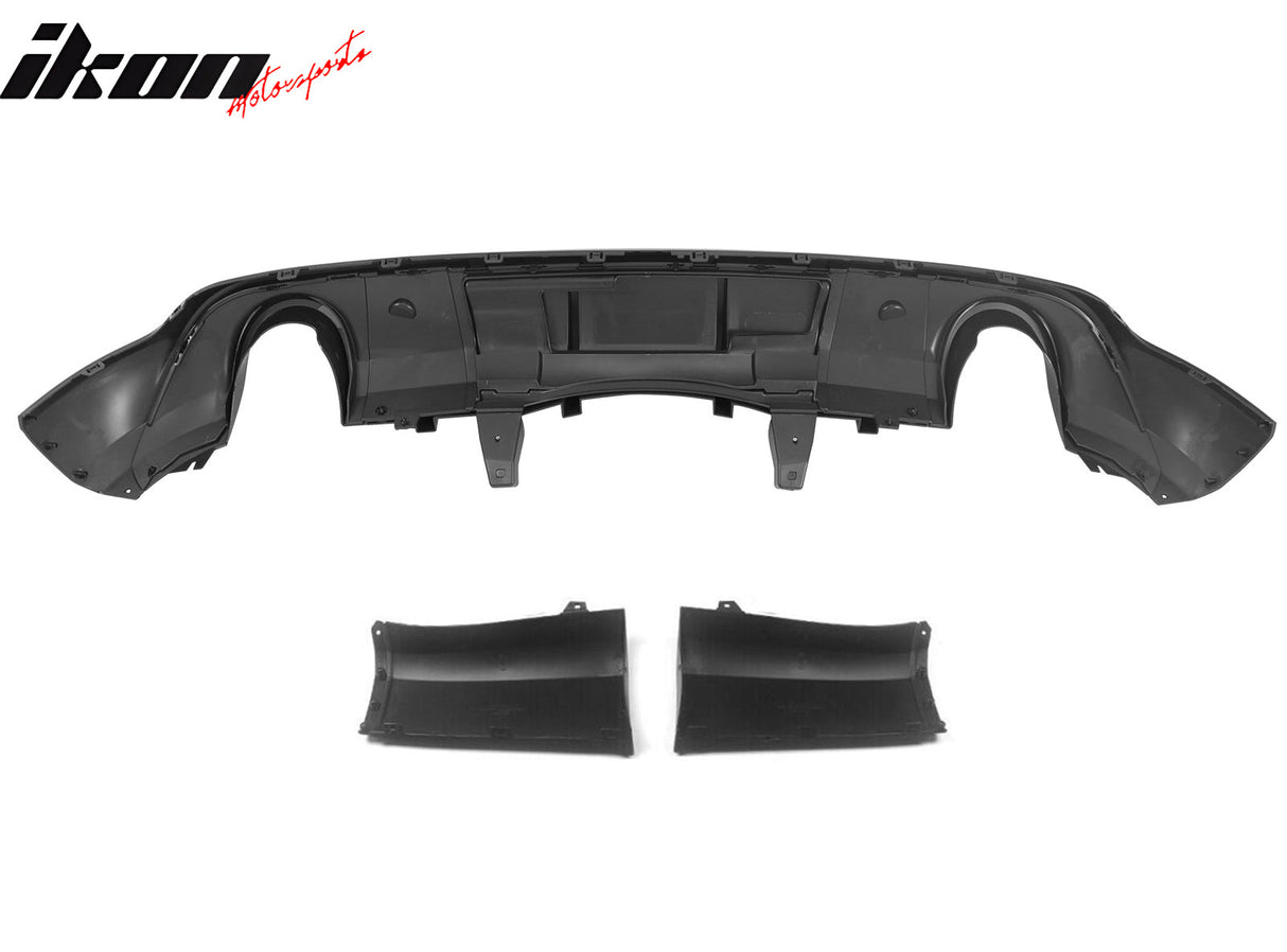 2011-2024 Dodge Durango Rear Bumper Lip Diffuser V1 Matte Black Apron