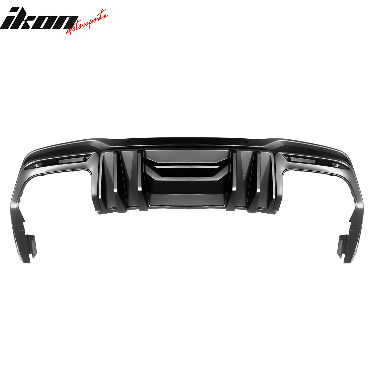 2024-2025 Ford Mustang Competition Style Gloss Black Rear Diffuser PP