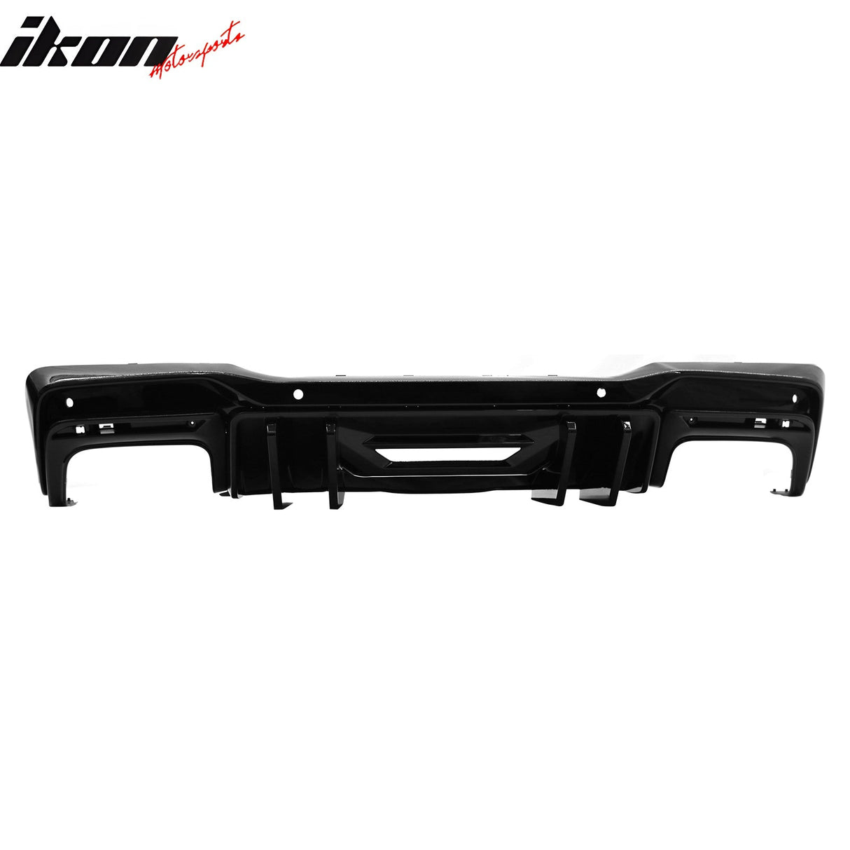 2024-2025 Ford Mustang Competition Style Gloss Black Rear Diffuser PP