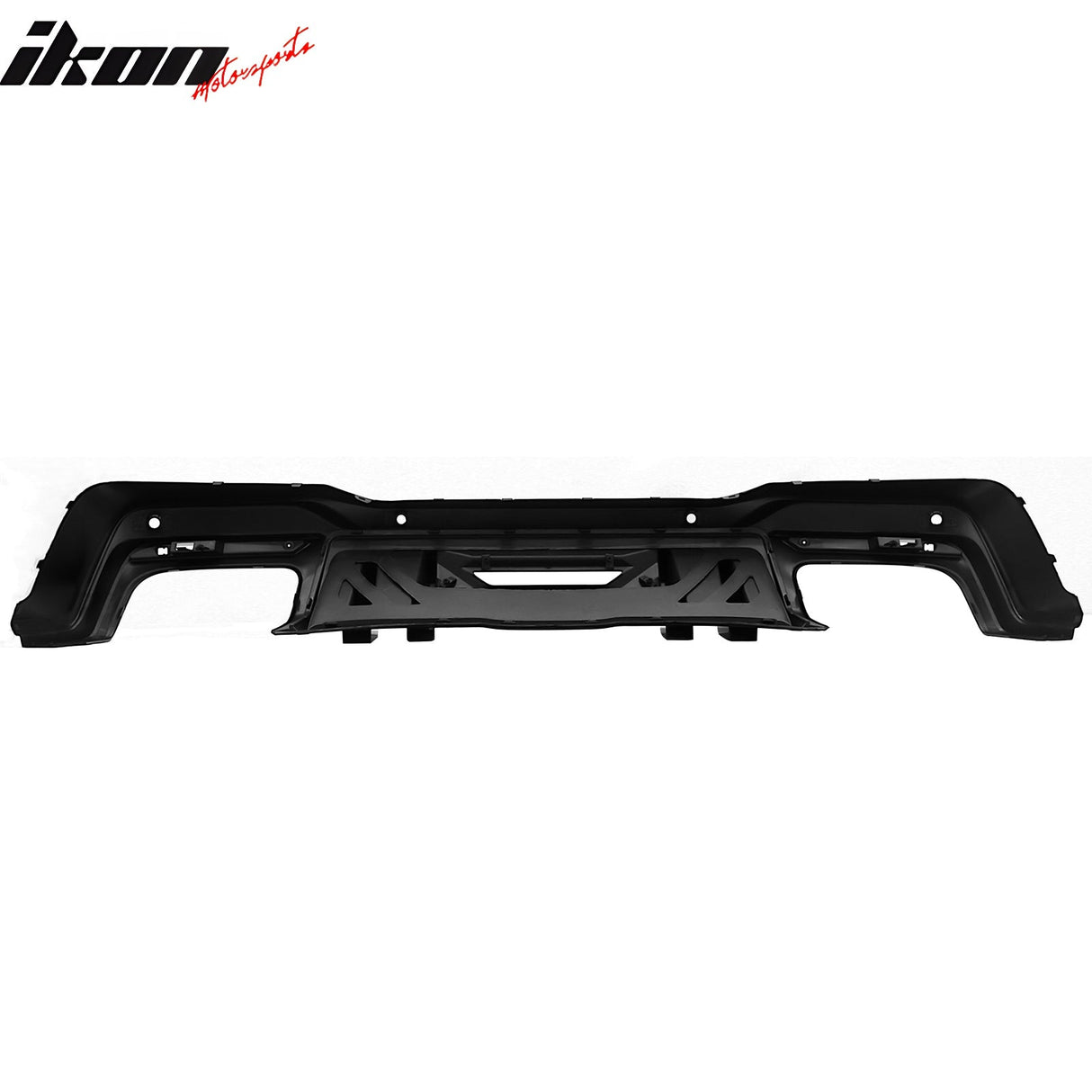2024-2025 Ford Mustang Competition Style Gloss Black Rear Diffuser PP