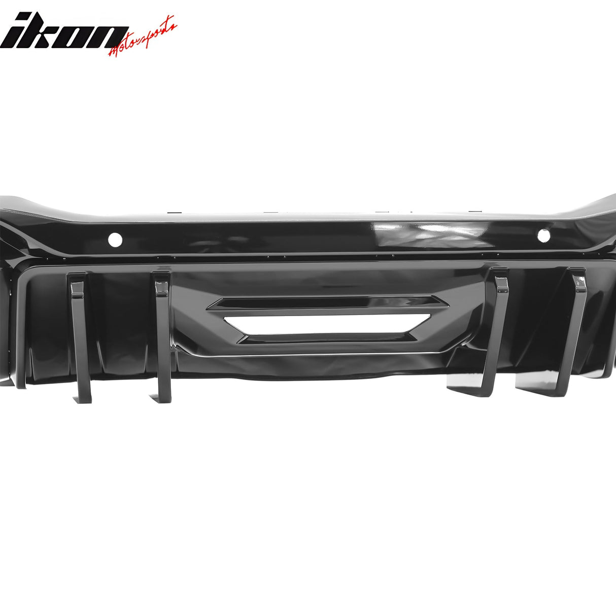 2024-2025 Ford Mustang Competition Style Gloss Black Rear Diffuser PP