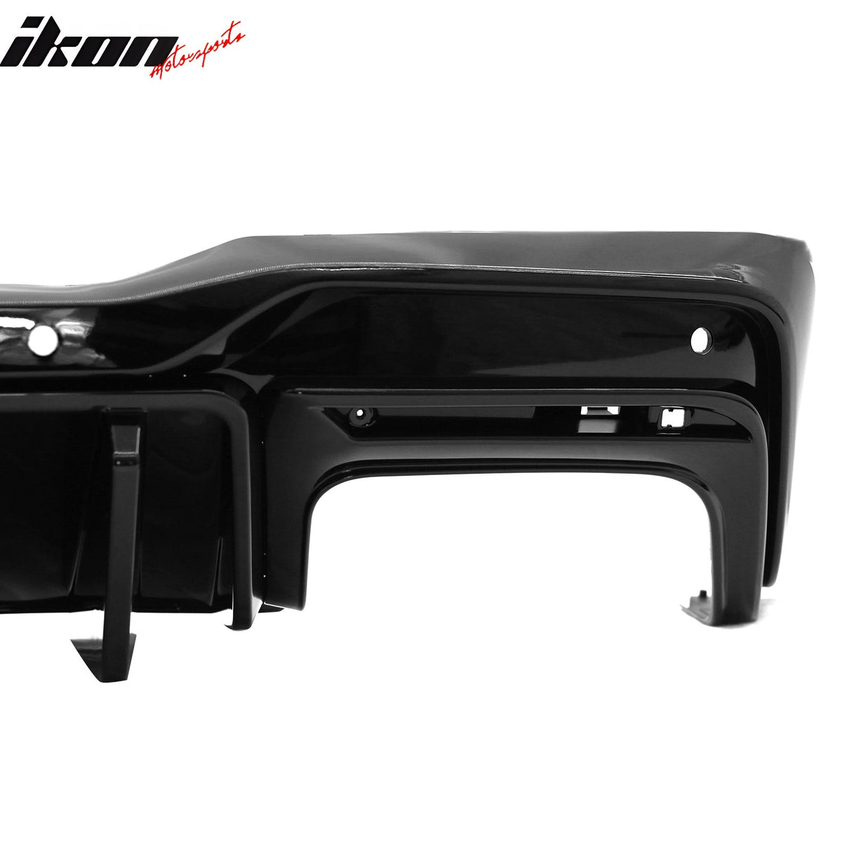 2024-2025 Ford Mustang Competition Style Gloss Black Rear Diffuser PP