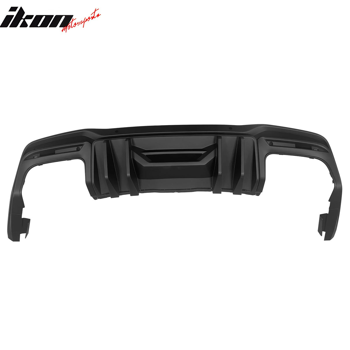 2024-2025 Ford Mustang Competition Style Matte Black Rear Diffuser PP