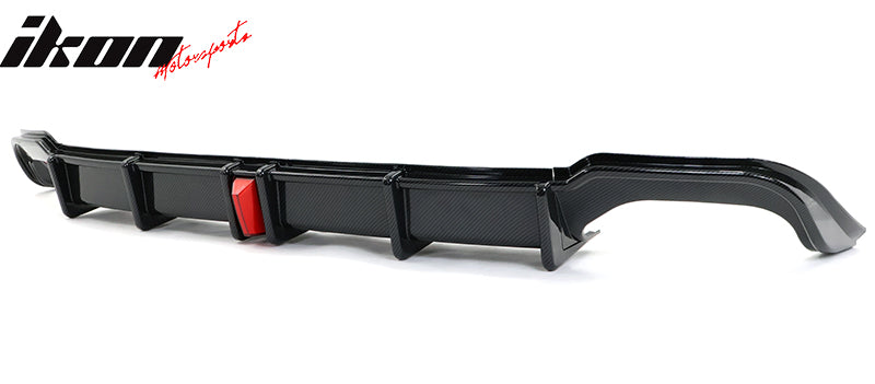 2018-2022 Honda Accord Sport LED Rear Lip Diffuser Carbon Fiber Print