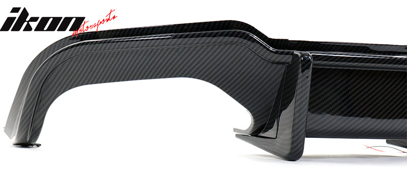 2018-2022 Honda Accord Sport LED Rear Lip Diffuser Carbon Fiber Print