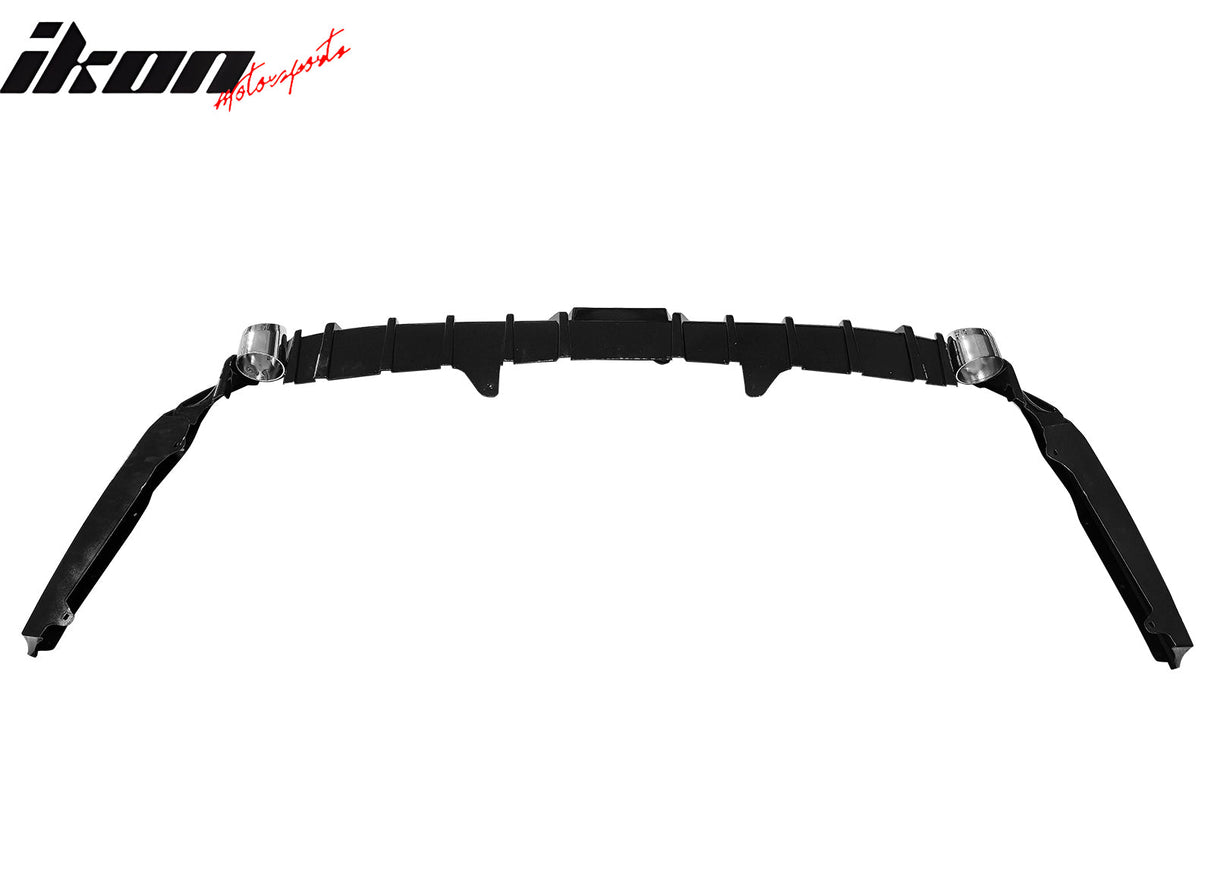 2023-2025 Honda Accord IK Style Gloss Black 3PC Rear Diffuser w/ LED